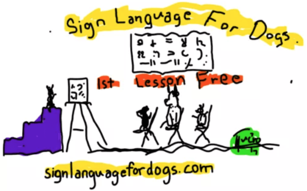 Sign Language for Dogs. First Lesson Free.